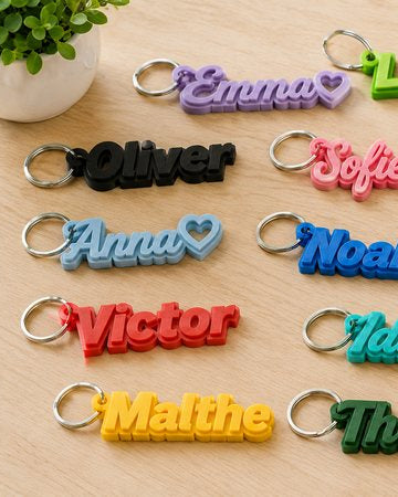 Persoonlijke sleutelhanger – zelf online ontwerpen