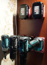 Makita-wandhouder voor accu's en gereedschap, LXT 18 V/14,4 V