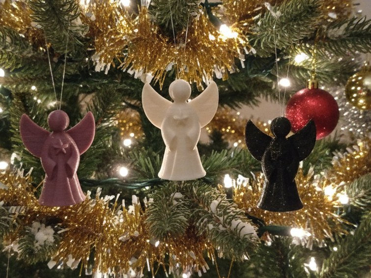 Engeltje van ca. 5 cm als kerstboomversiering
