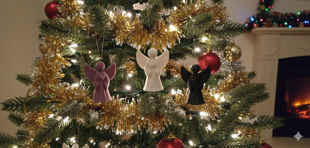 Engeltje van ca. 5 cm als kerstboomversiering