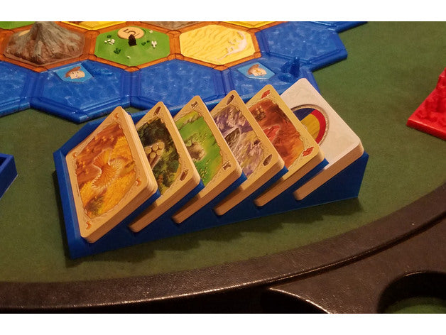 Kaarthouder en scheidingswanden voor Settlers of Catan
