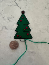 Cadeaulabel in de vorm van een kerstboom