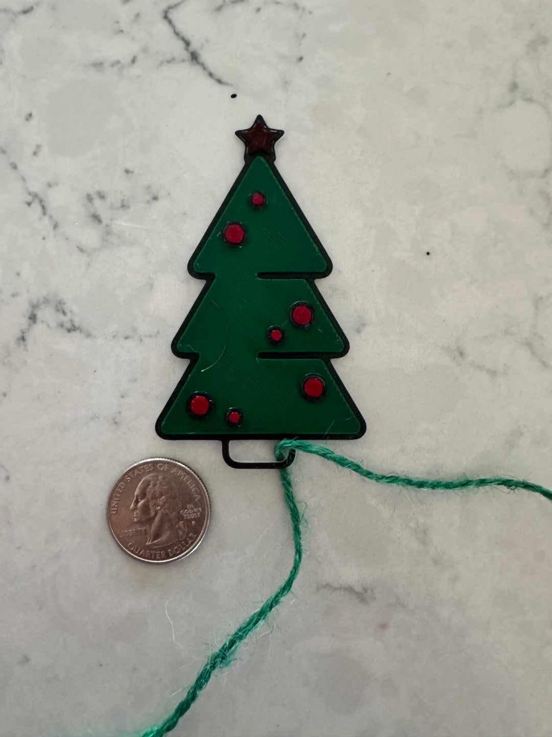 Cadeaulabel in de vorm van een kerstboom