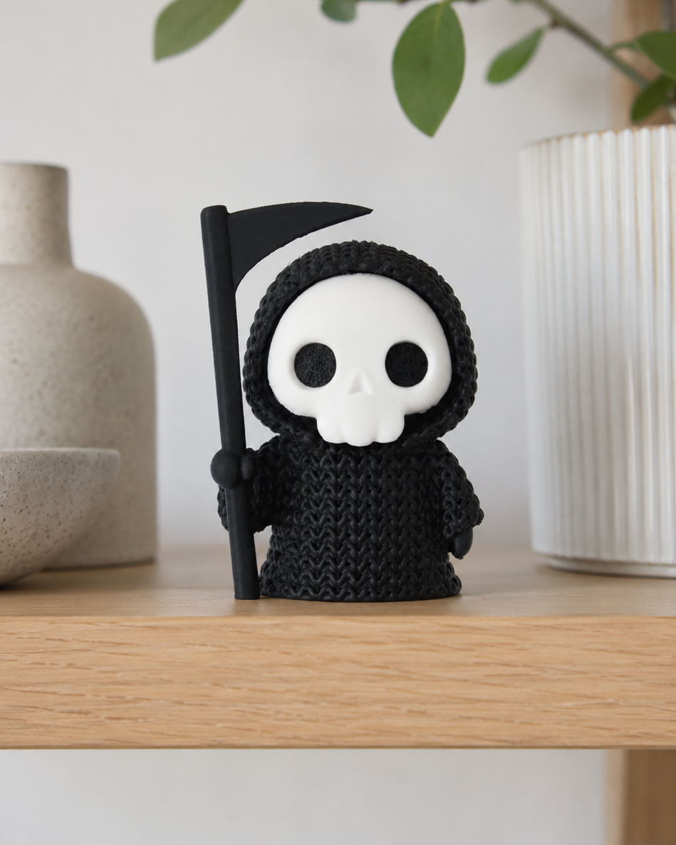 Figuur Grim Reaper – Griezelige halloweendecoratie met zeis