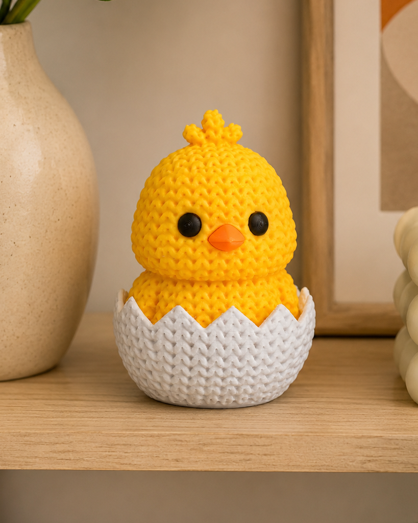 Figuurtje kuiken – paasdecoratie voor in huis