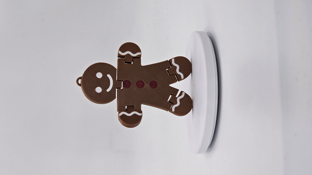 Beweegbaar peperkoekmannetje als flexi-figuur