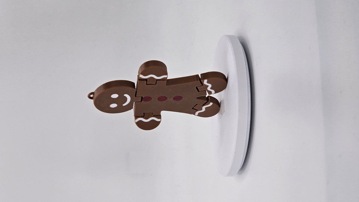 Beweegbaar peperkoekmannetje als flexi-figuur