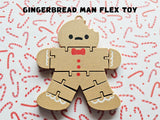 Beweegbaar peperkoekmannetje als flexi-figuur