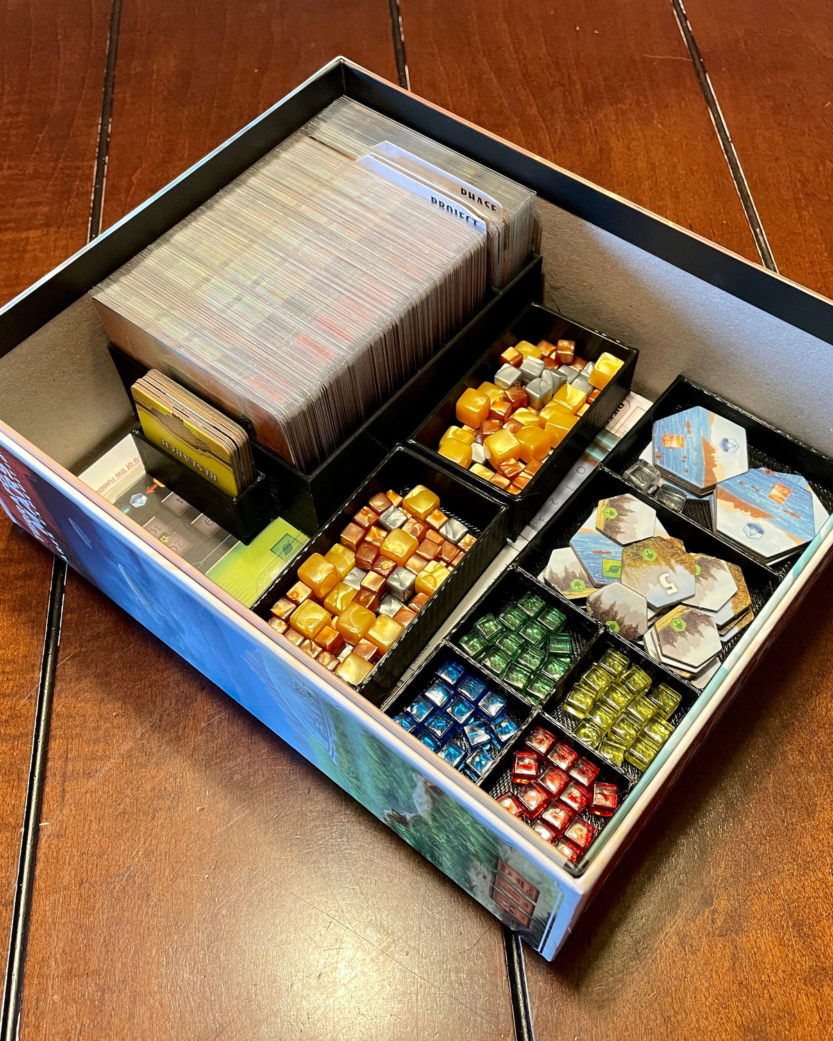 Organizer voor het kaartspel Terraforming Mars
