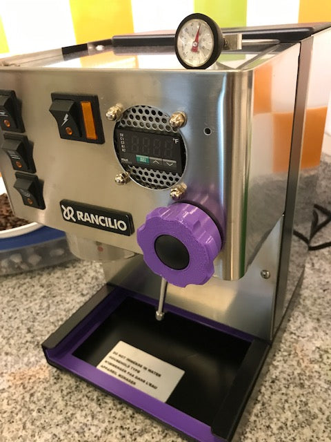Upgrade voor de stoomknop van de Rancilio Silvia – ergonomische overtrek