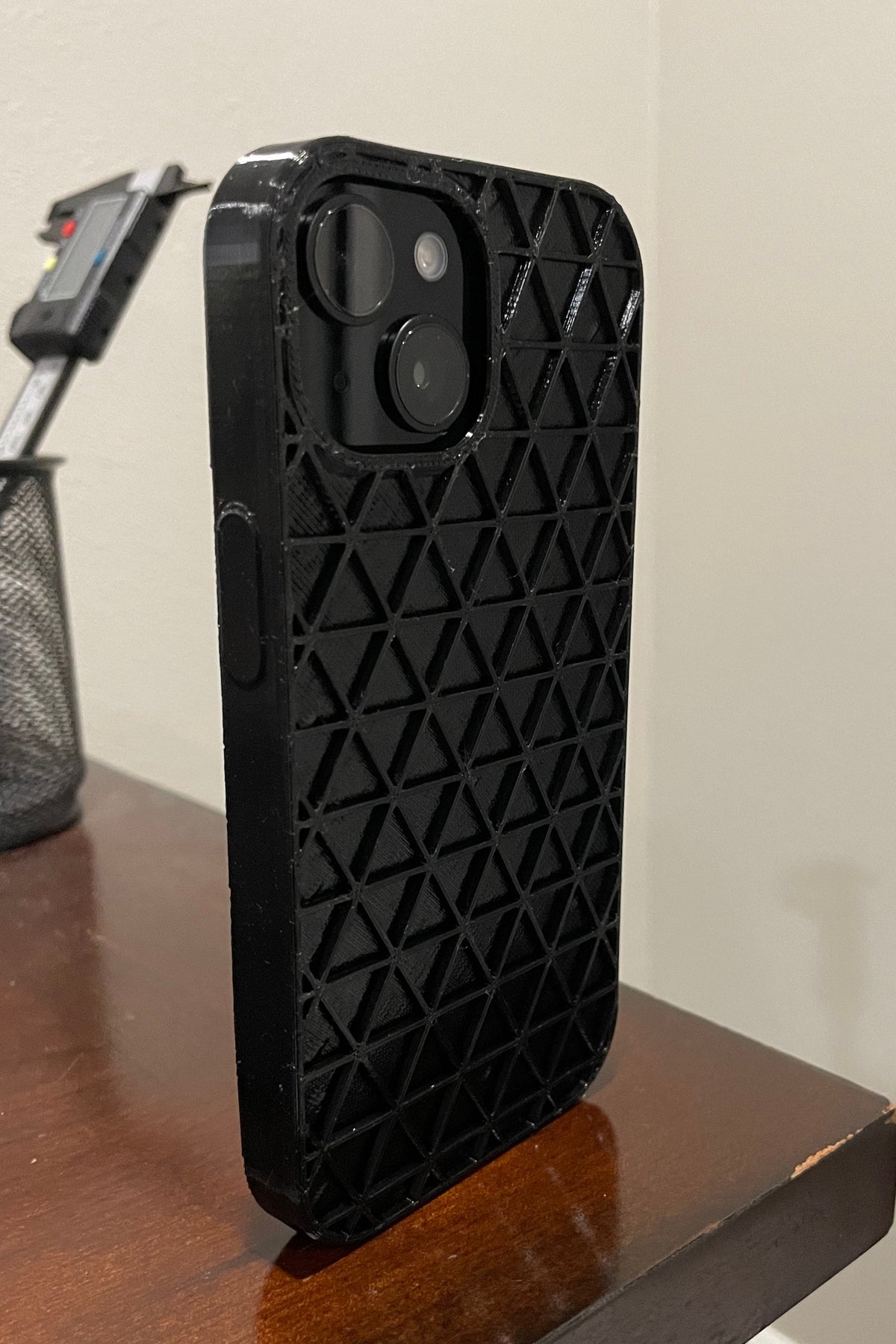 iPhone 15-hoesje met ondersteuning voor MagSafe-portemonnee en -lader