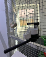 Houder voor vogelbadje voor 61 mm draadafstand