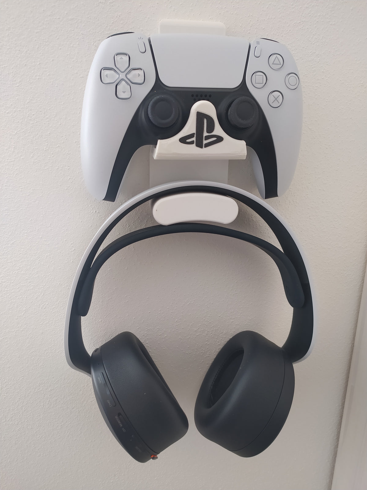 Wandhouder voor PS5-controller en koptelefoon
