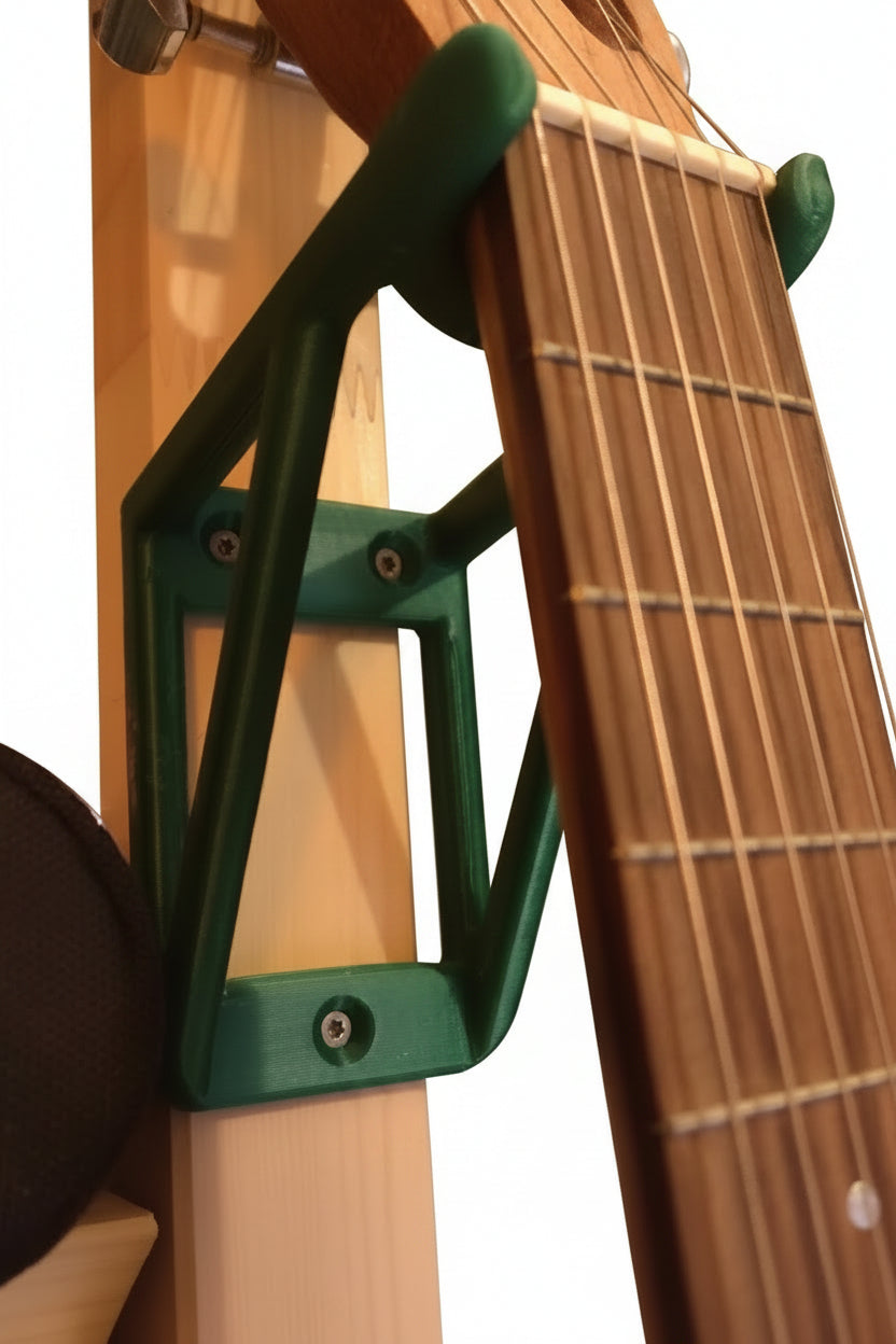 Wandophanging voor kleine akoestische gitaar/kindergitaar