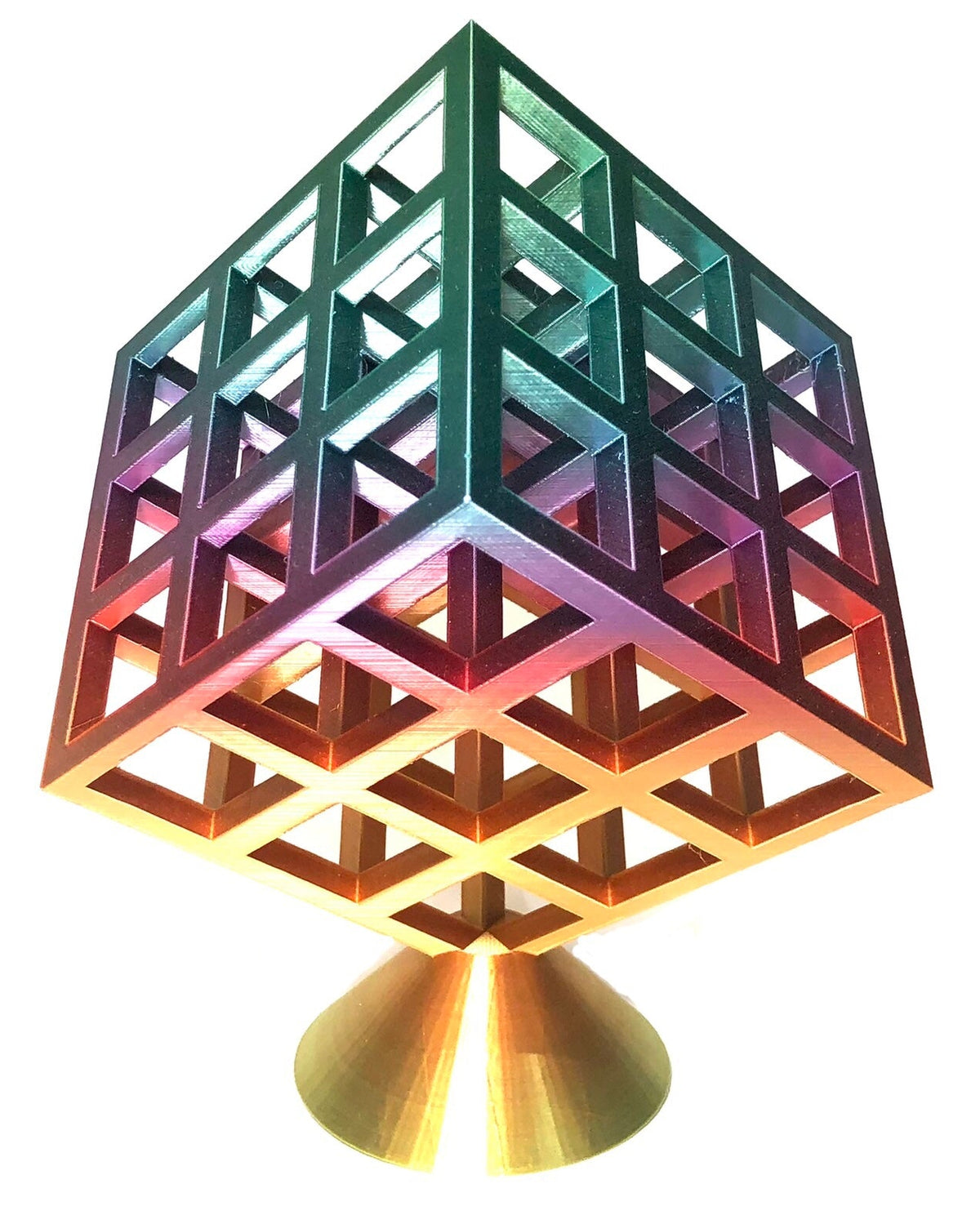 Infinity Cube met voet – zonder support te printen