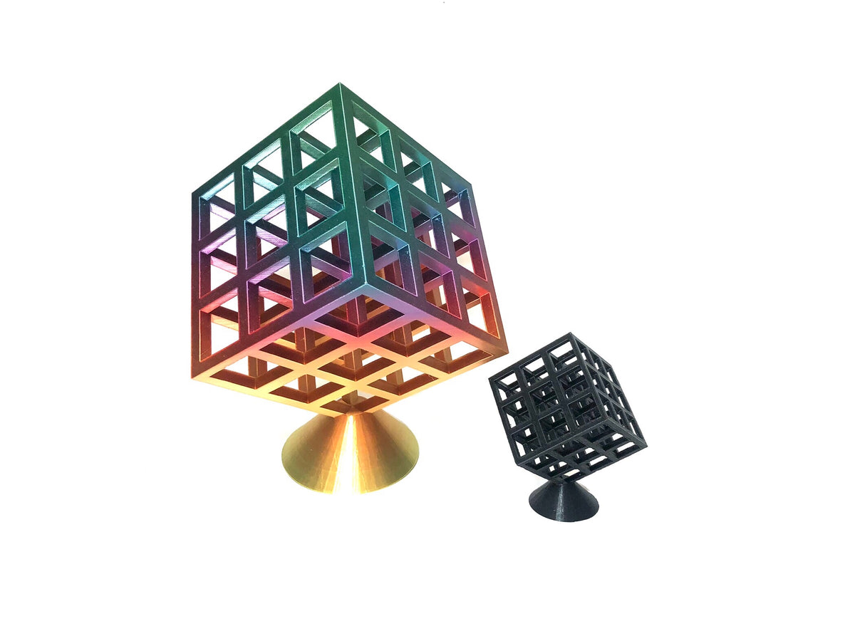 Infinity Cube met voet – zonder support te printen