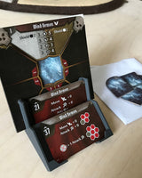 Houder voor Gloomhaven-monsteraanvalsstapel en statuskaarten