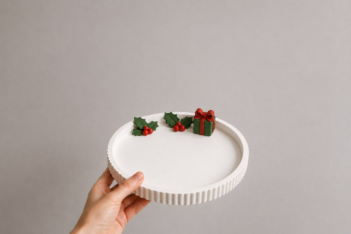Klein kerstschaaltje voor sieraden en kleine spulletjes
