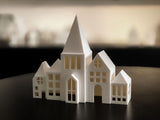Kersthuisje voor led-theelichtje – minihuisje voor winter en kerst