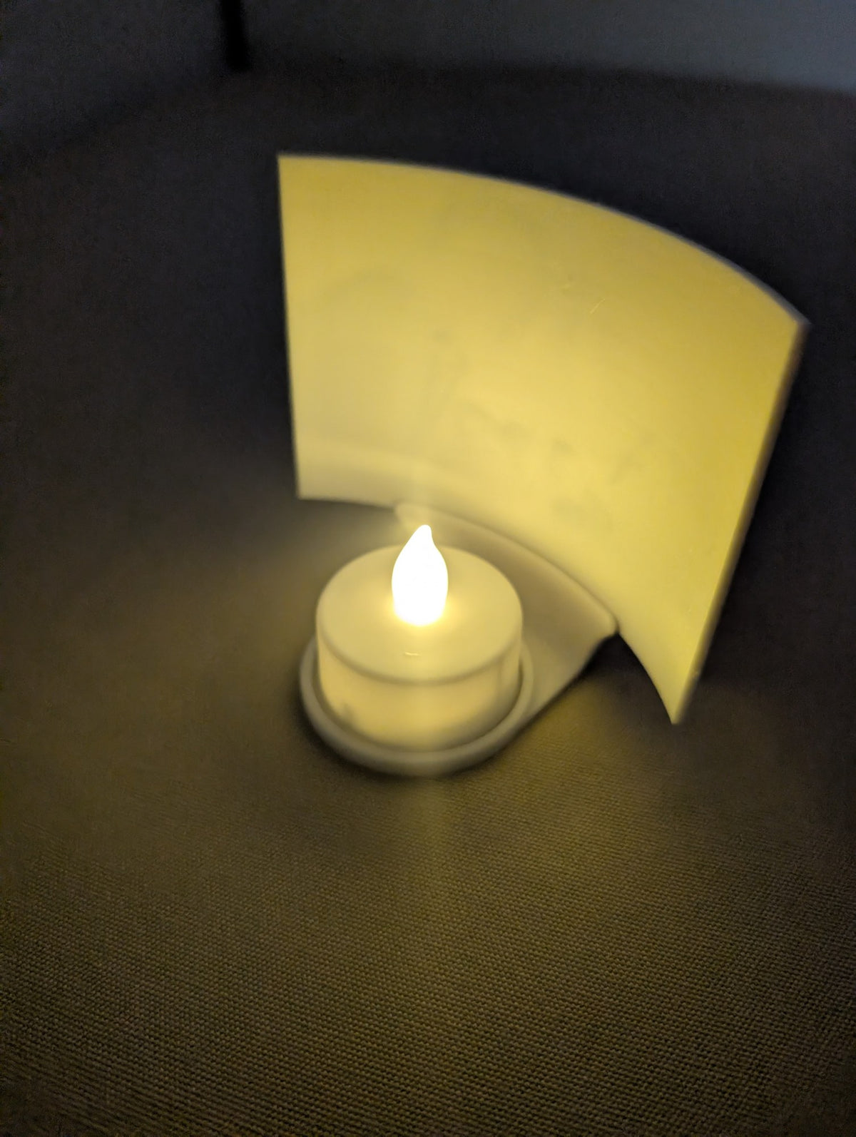 Lithofanie met de geboorte van Jezus voor led-theelichtjes