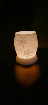 Kerstlamp voor led-theelichtje, 137 mm hoog