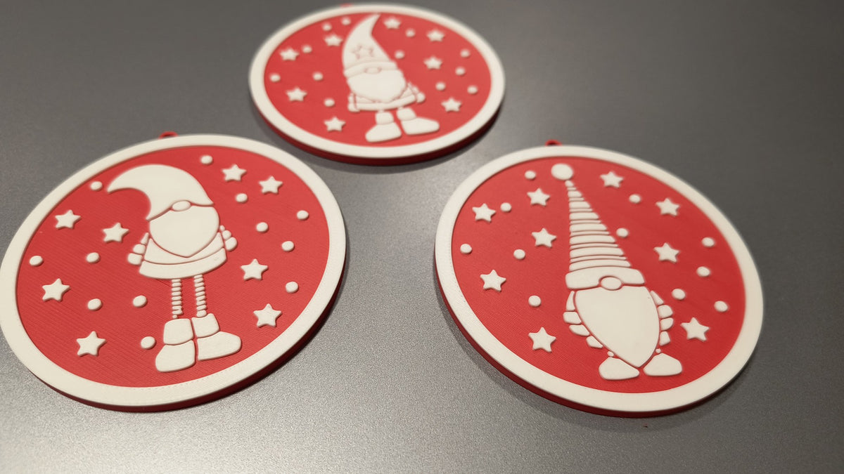 Kerstkabouterdecoratie voor de kerstboom – 3 designs