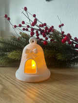 Kerstklok voor led-theelichtje – winterdecoratie