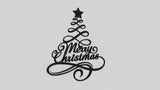 Kerstdecoratie voor aan de muur met Merry Christmas