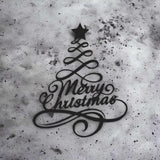 Kerstdecoratie voor aan de muur met Merry Christmas