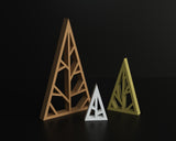 Geometrisch kerstboomfiguur – stijlvolle kerstdecoratie