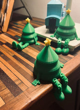 Klein groen kerstboomfiguurtje met gele ster