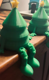 Klein groen kerstboomfiguurtje met gele ster