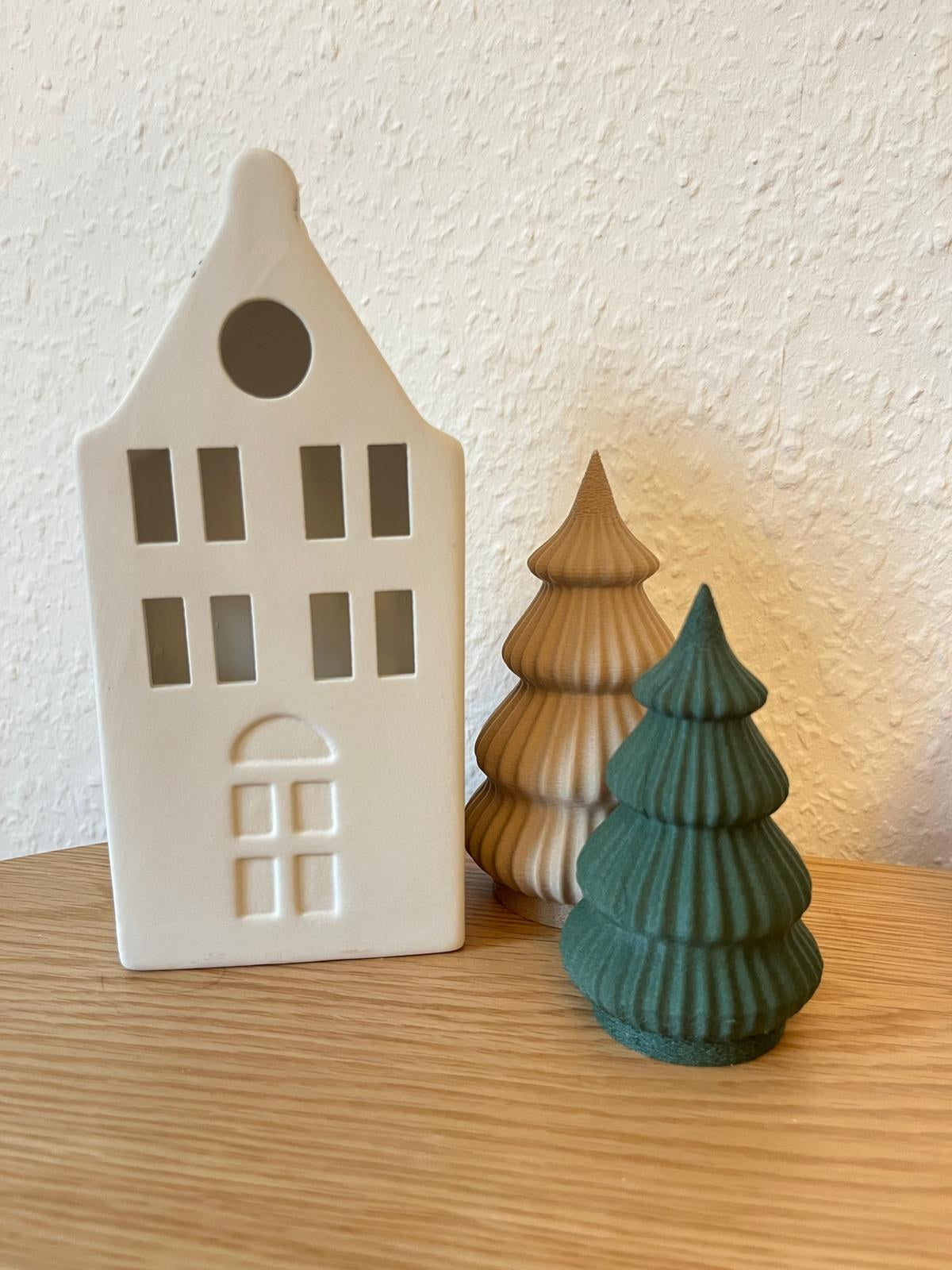 Modern minimalistisch kerstboomfiguurtje