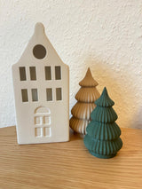Modern minimalistisch kerstboomfiguurtje