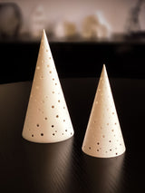 Kerstboom voor led-theelichtje met lichtopeningen