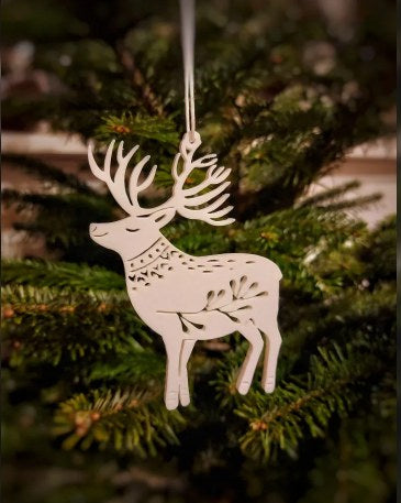 Kerstboomversiering met hert
