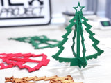 Klein kerstboompje om in elkaar te zetten als hanger