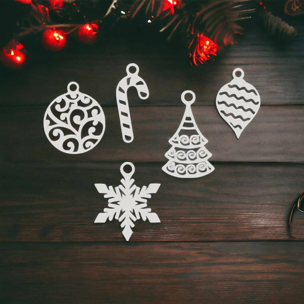 Kerstboomversiering set nr. 2 voor de kerstboom