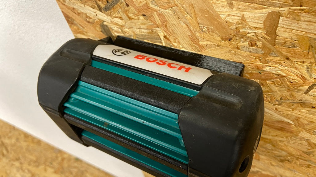 Wandhouder voor Bosch 36V-batterij – veilig en ruimtebesparend