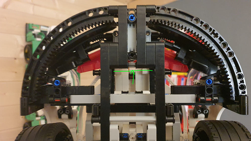 Wandhaak voor LEGO Technic Porsche RSR