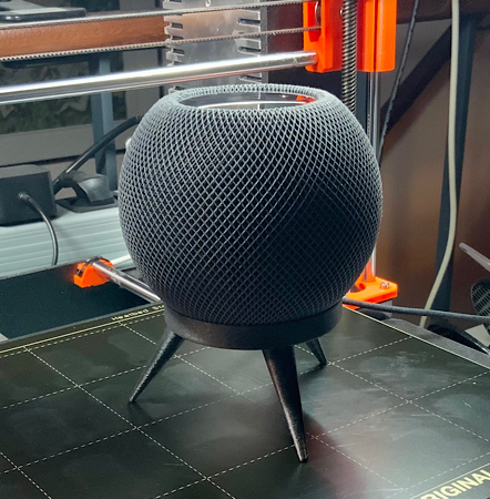 Standaard voor HomePod mini – opgeruimd bureau voor Apple-speakers