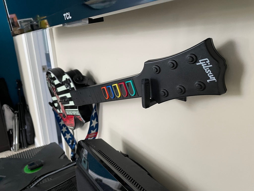 Horizontale wandhouder voor Guitar Hero – zet je gitaar ten toon