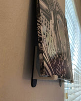 Wandhouder voor vinylplaten – Now Playing-display