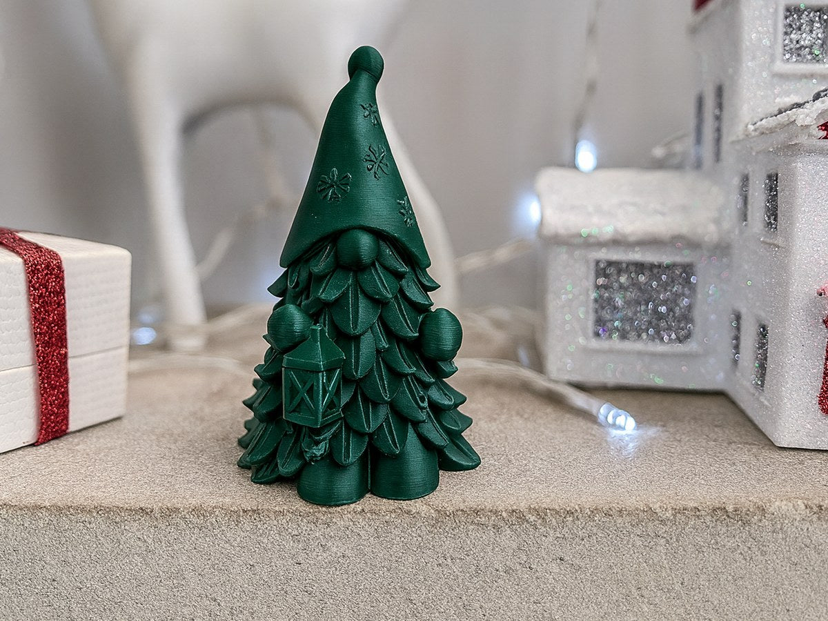 Kabouterfiguurtje in de vorm van een kerstboom – schattig kerstboomkaboutertje