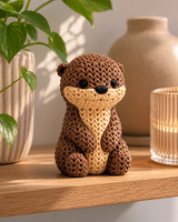 Figuur otter – Charmante decoratie voor de boekenkast