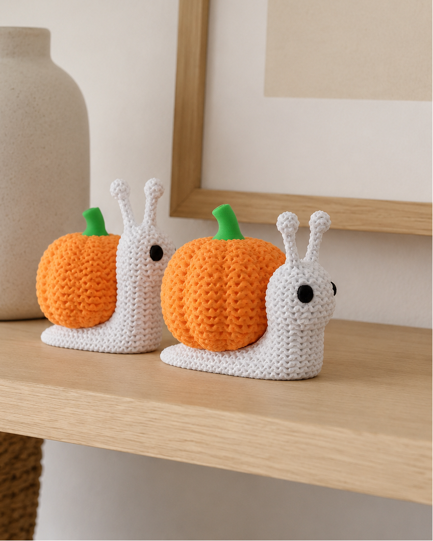 Figuur pompoenslak – Halloweendecoratie