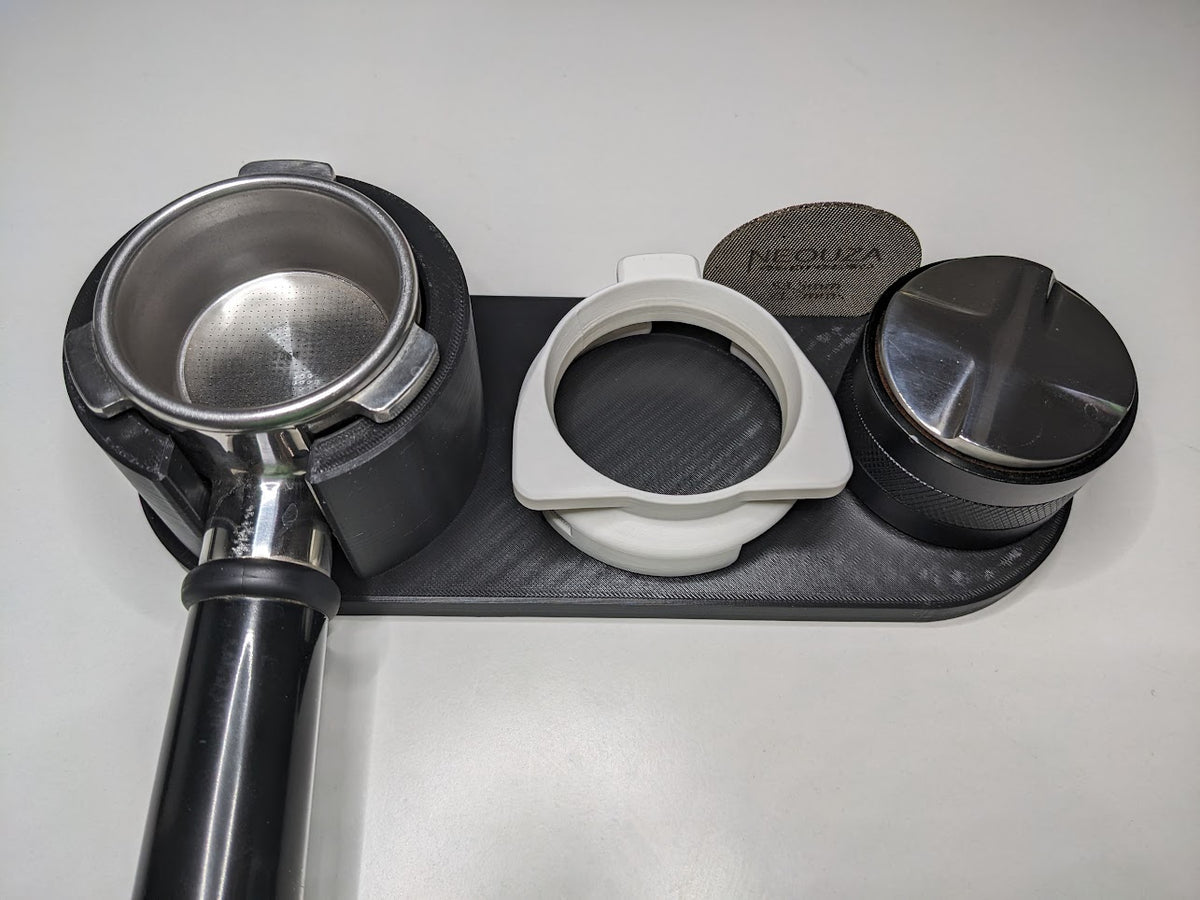 Breville/Sage-tampstation met ruimte voor een metalen zeeffilter
