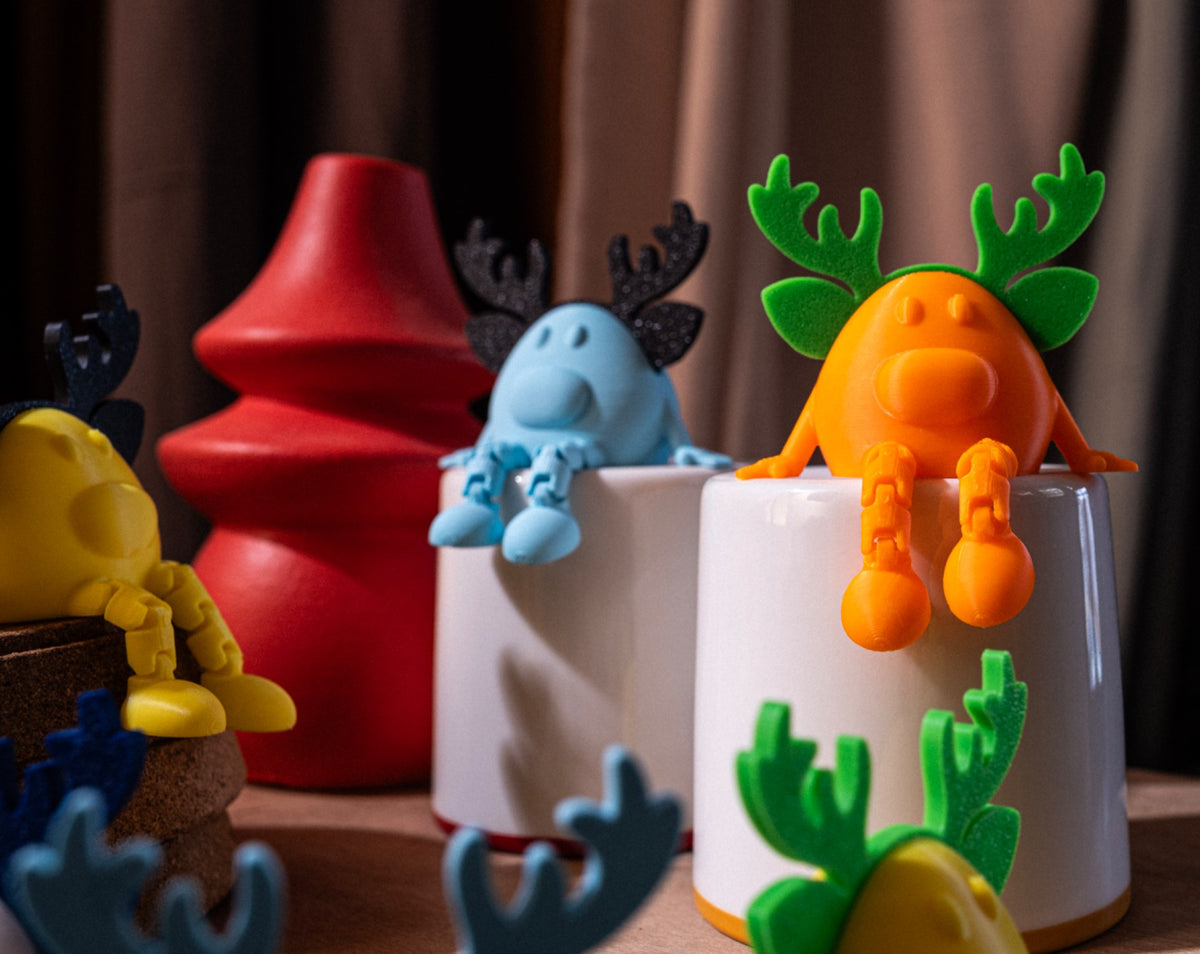 Klein rendierfiguurtje voor kerst