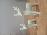 Minimalistisch rendierfiguurtje in 2 maten