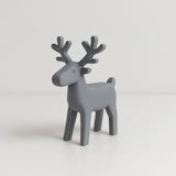 Minimalistisch rendierfiguurtje met strakke lijnen